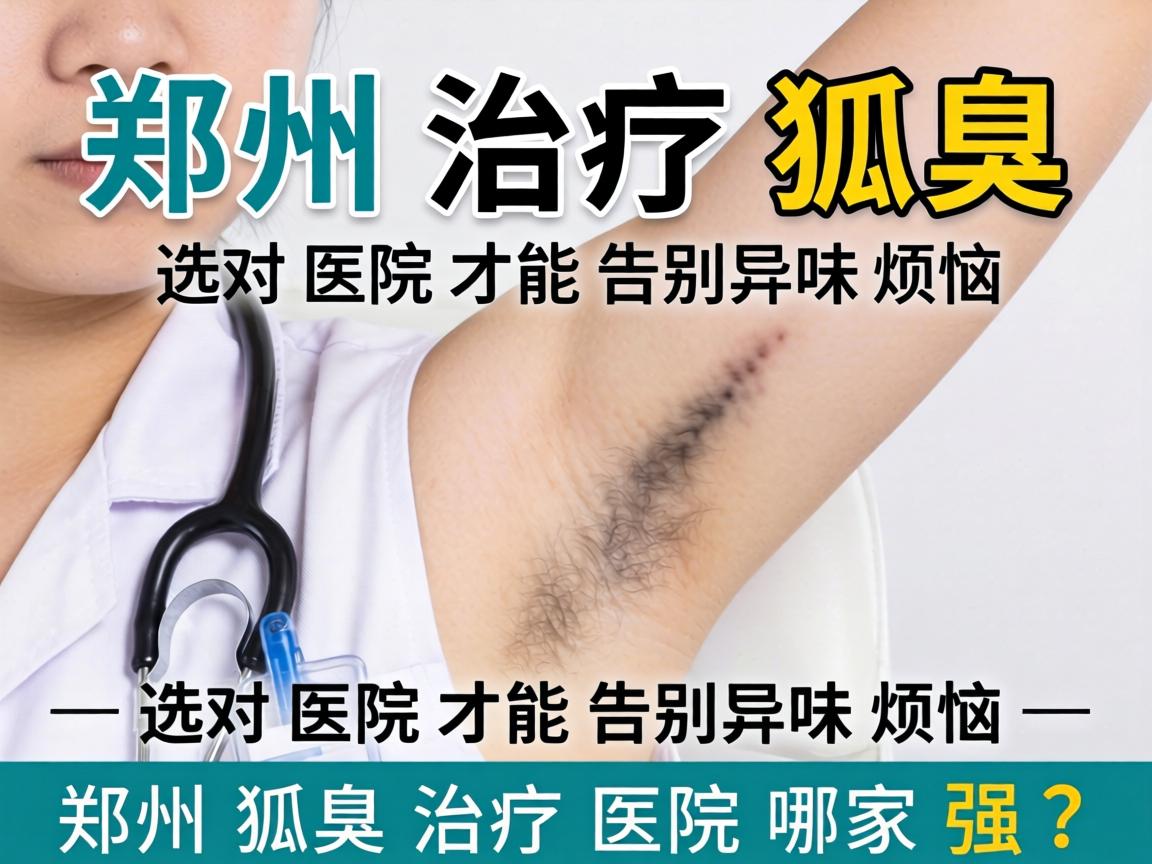郑州治疗狐臭，选对医院才能告别异味烦恼—郑州狐臭治疗医院哪家强？