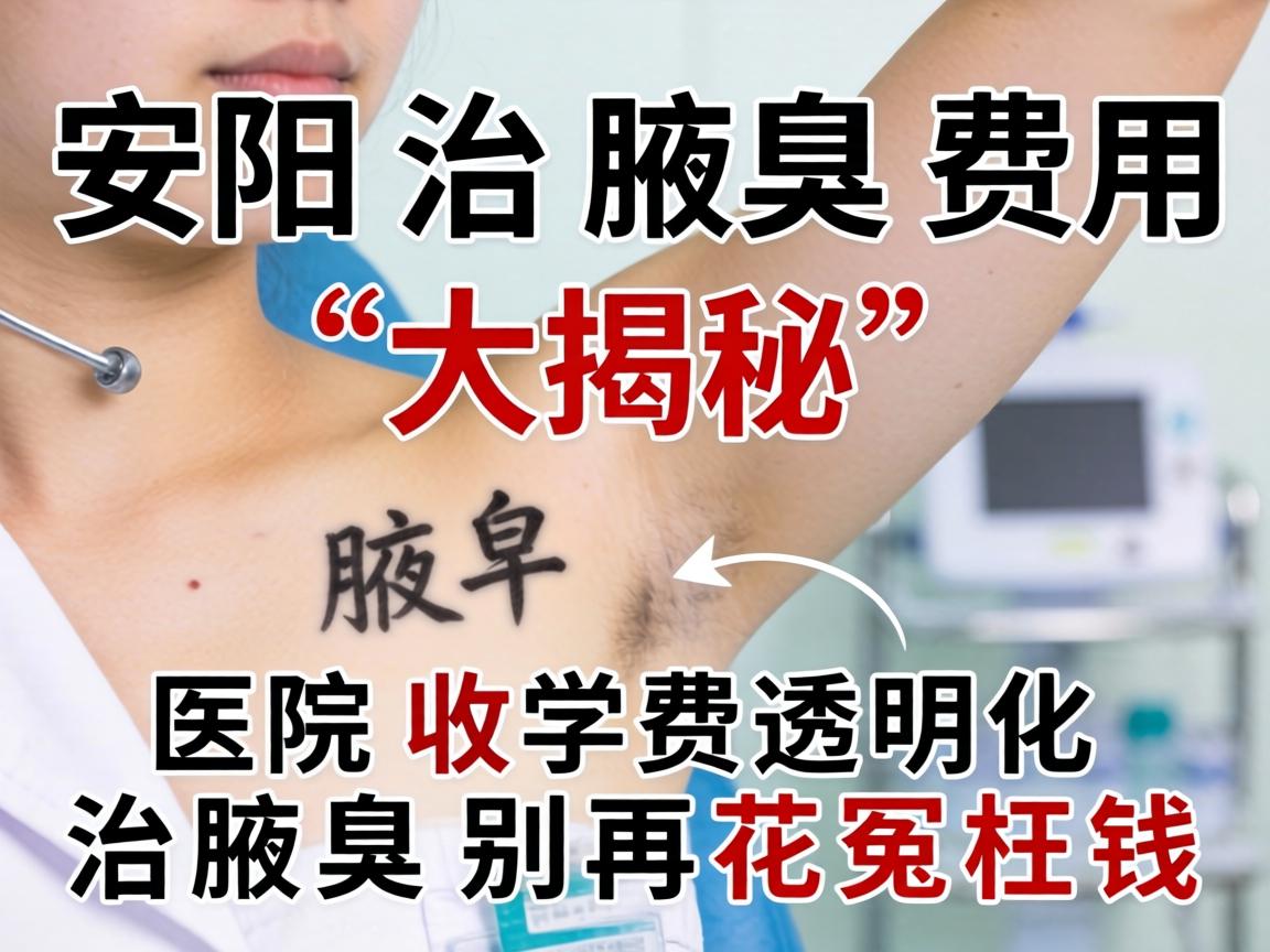 安阳治腋臭费用大揭秘,医院收费透明化,治腋臭别再花冤枉钱 安阳治腋臭费用大揭秘,医院收费透明化,治腋臭别再花冤枉钱