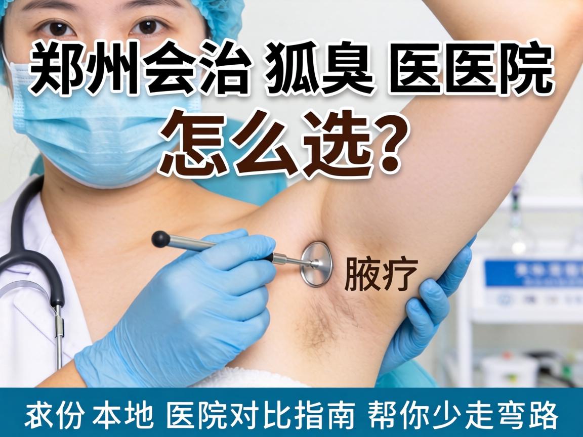郑州治狐臭医院怎么选？这份本地医院对比指南帮你少走弯路