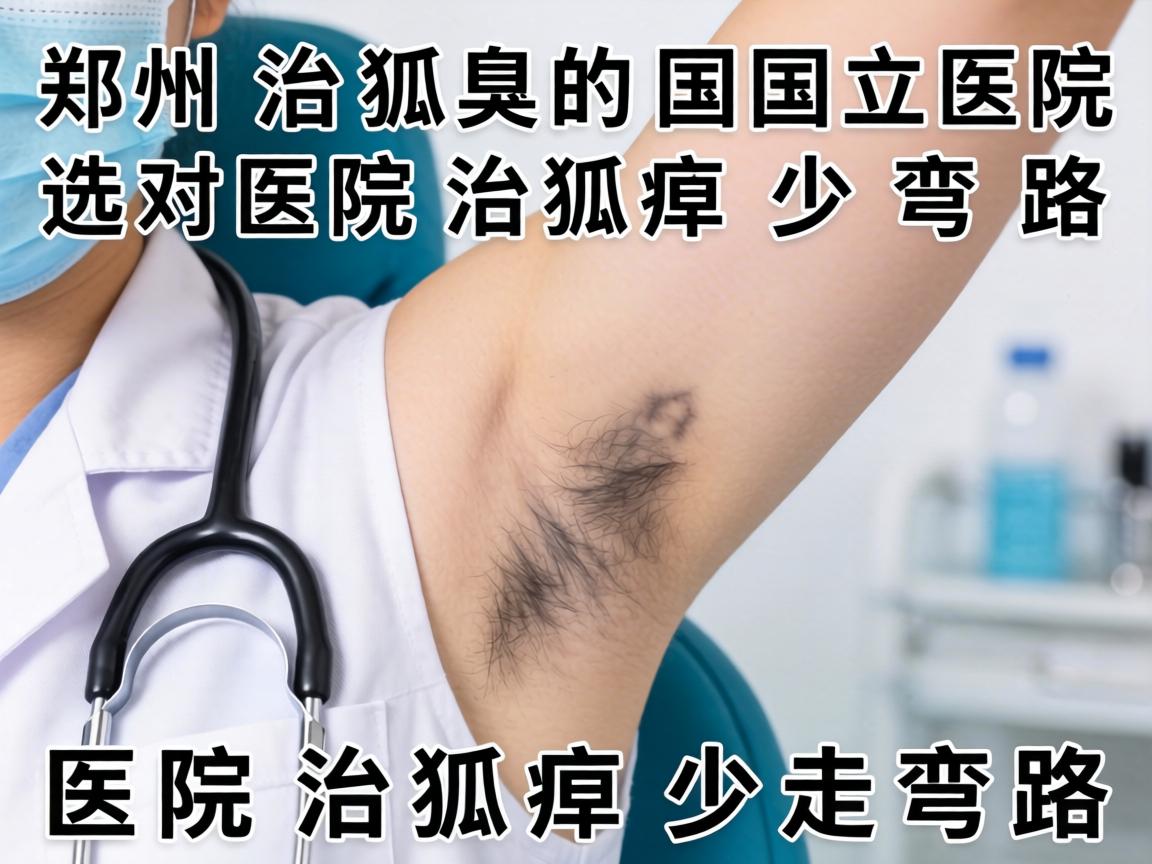 郑州治狐臭的国立医院，选对医院治狐臭少走弯路