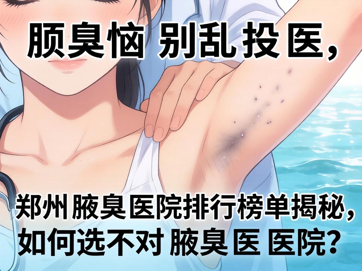 腋臭烦恼别乱投医，郑州腋臭医院排行榜单揭秘，如何选对腋臭医院？