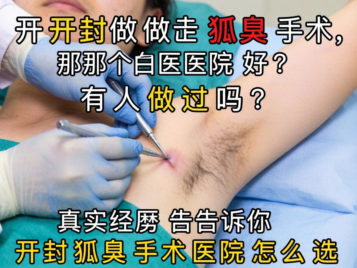 开封做狐臭手术那个医院好?有人做过吗?真实经历告诉你开封狐臭手术医院怎么选 开封做狐臭手术那个医院好?有人做过吗?真实经历告诉你开封狐臭手术医院怎么选