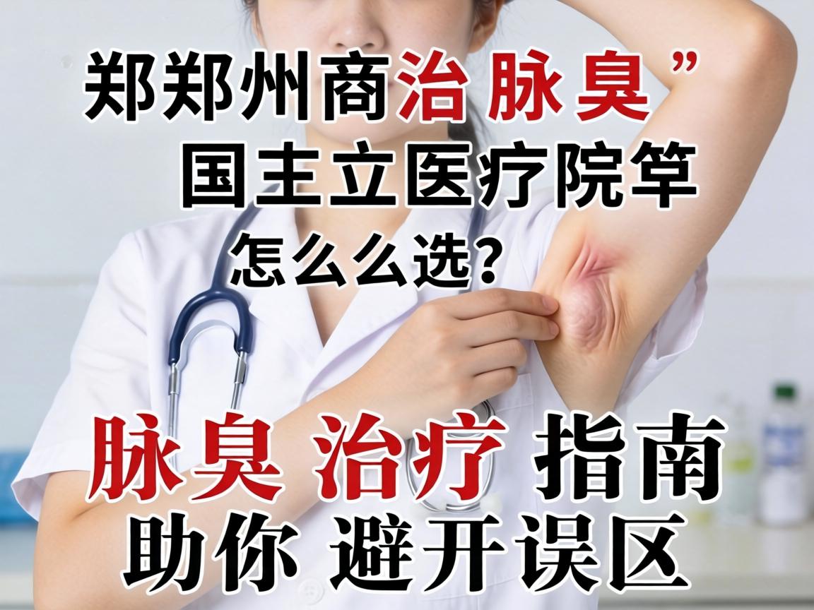郑州治腋臭，国立医院怎么选？腋臭治疗指南助你避开误区