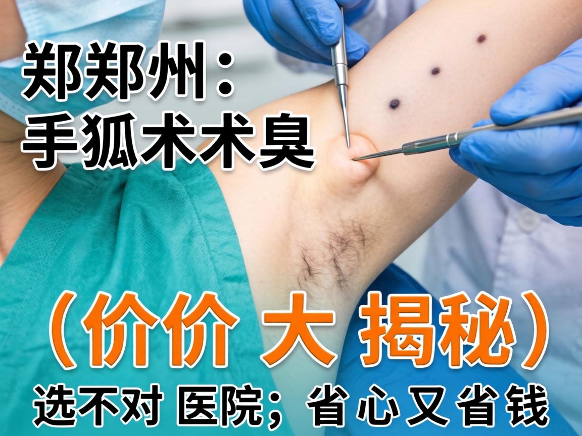 郑州狐臭手术价格大揭秘，选对医院，省心又省钱