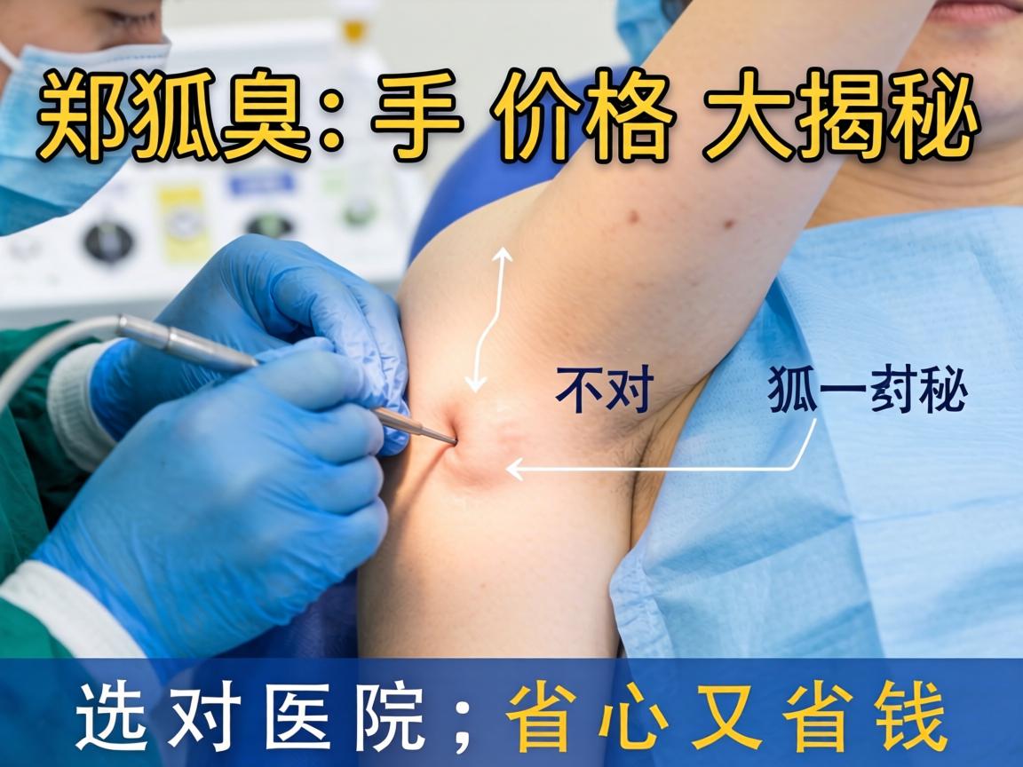 郑州狐臭手术价格大揭秘，选对医院，省心又省钱