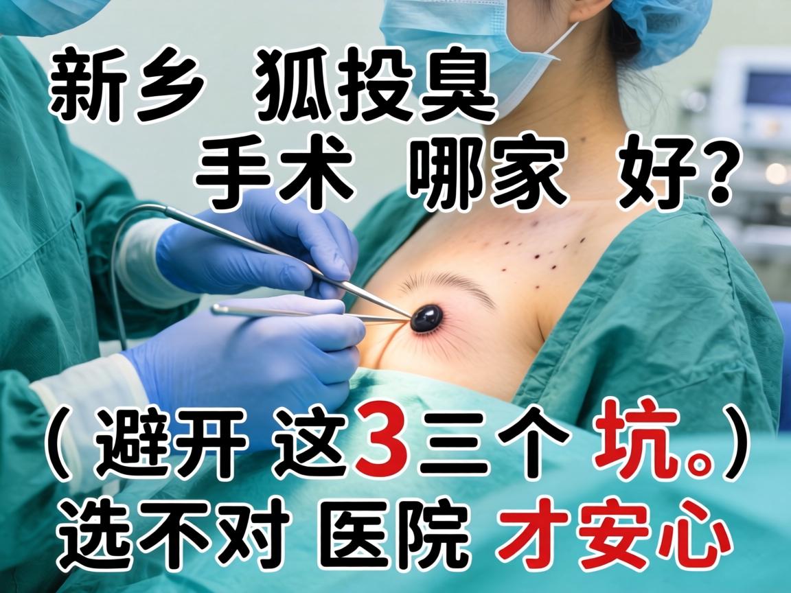 新乡狐臭手术哪家好？避开这3个坑，选对医院才安心