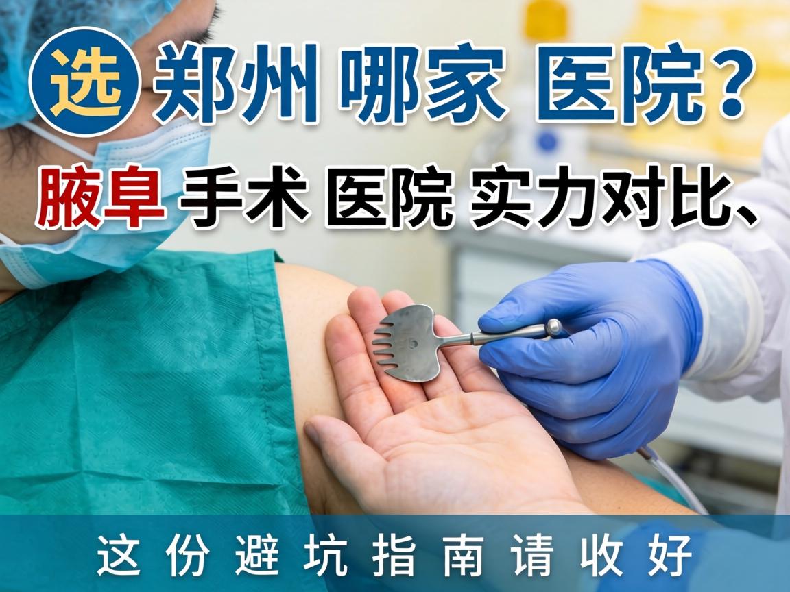 腋臭手术选郑州哪家医院？腋臭手术医院实力对比，这份避坑指南请收好