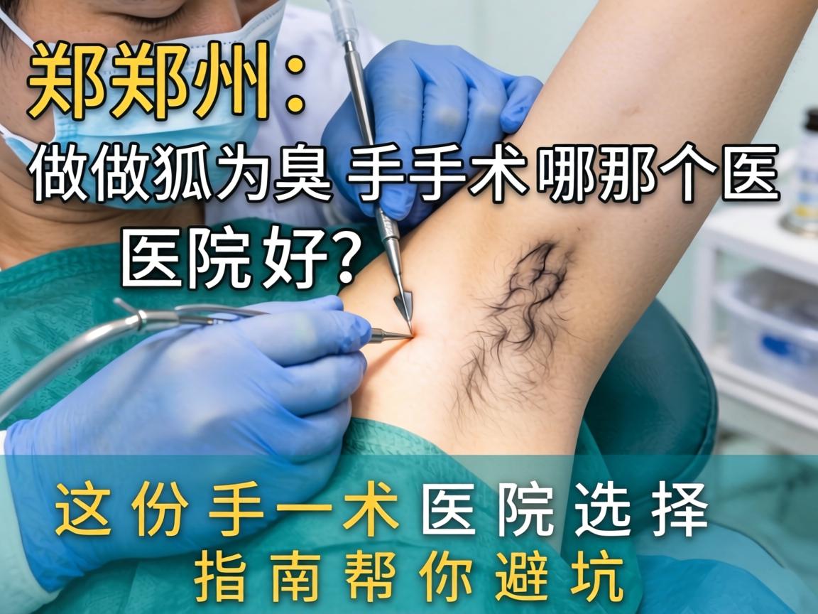 郑州做狐臭手术哪个医院好？这份手术医院选择指南帮你避坑