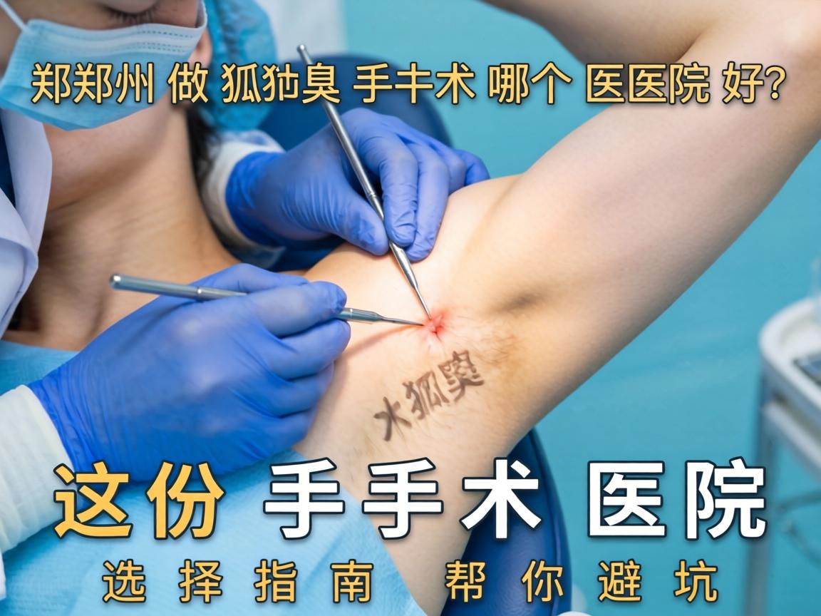 郑州做狐臭手术哪个医院好？这份手术医院选择指南帮你避坑