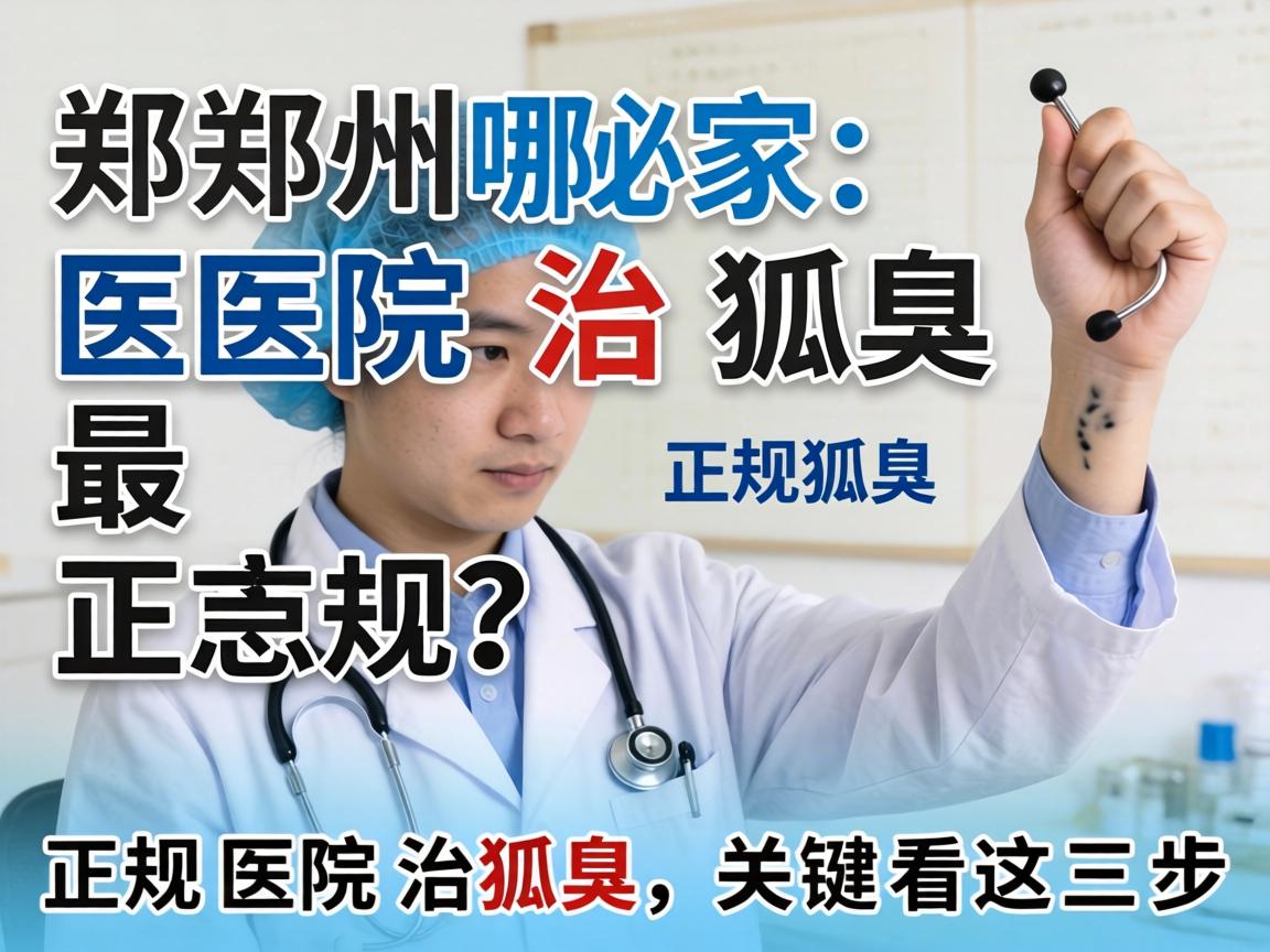 郑州哪家医院治狐臭最正规？正规医院治狐臭，关键看这三步
