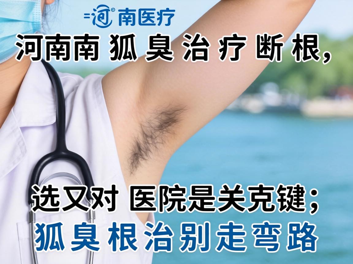 河南狐臭治疗断根，选对医院是关键，狐臭根治别走弯路