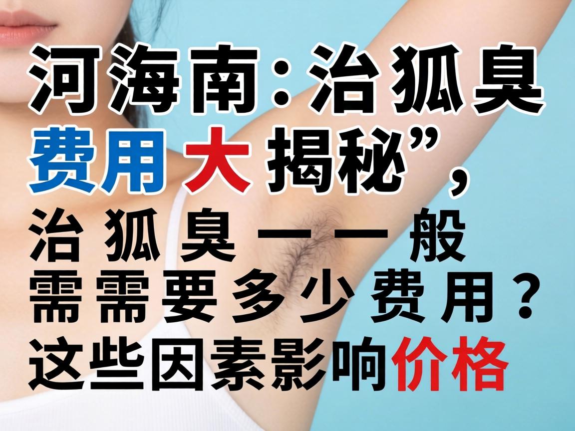 河南治狐臭费用大揭秘，治狐臭一般需要多少费用？这些因素影响价格