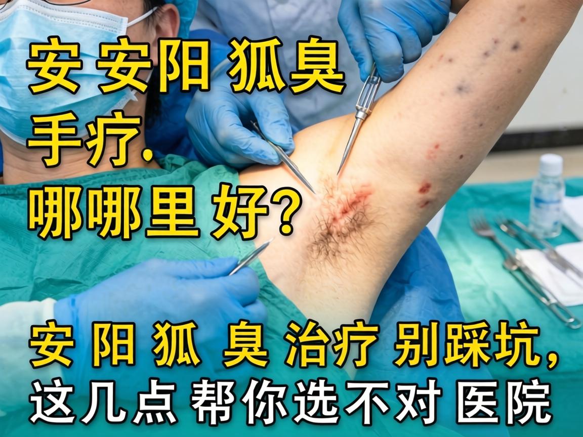安阳狐臭手术哪里好?安阳狐臭治疗别踩坑,这几点帮你选对医院 安阳狐臭手术哪里好?安阳狐臭治疗别踩坑,这几点帮你选对医院