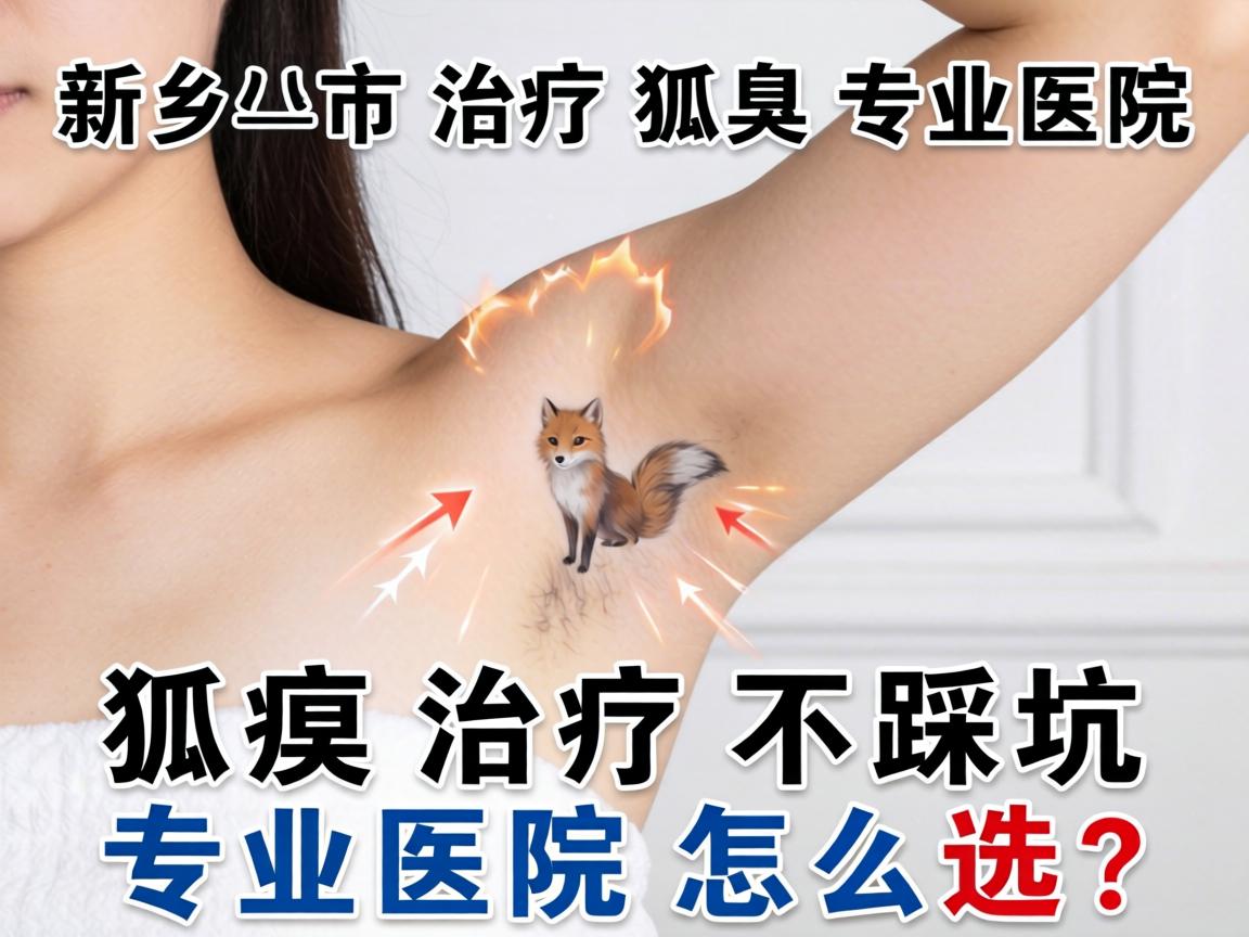 新乡市治疗狐臭专业医院，狐臭治疗不踩坑，专业医院怎么选？