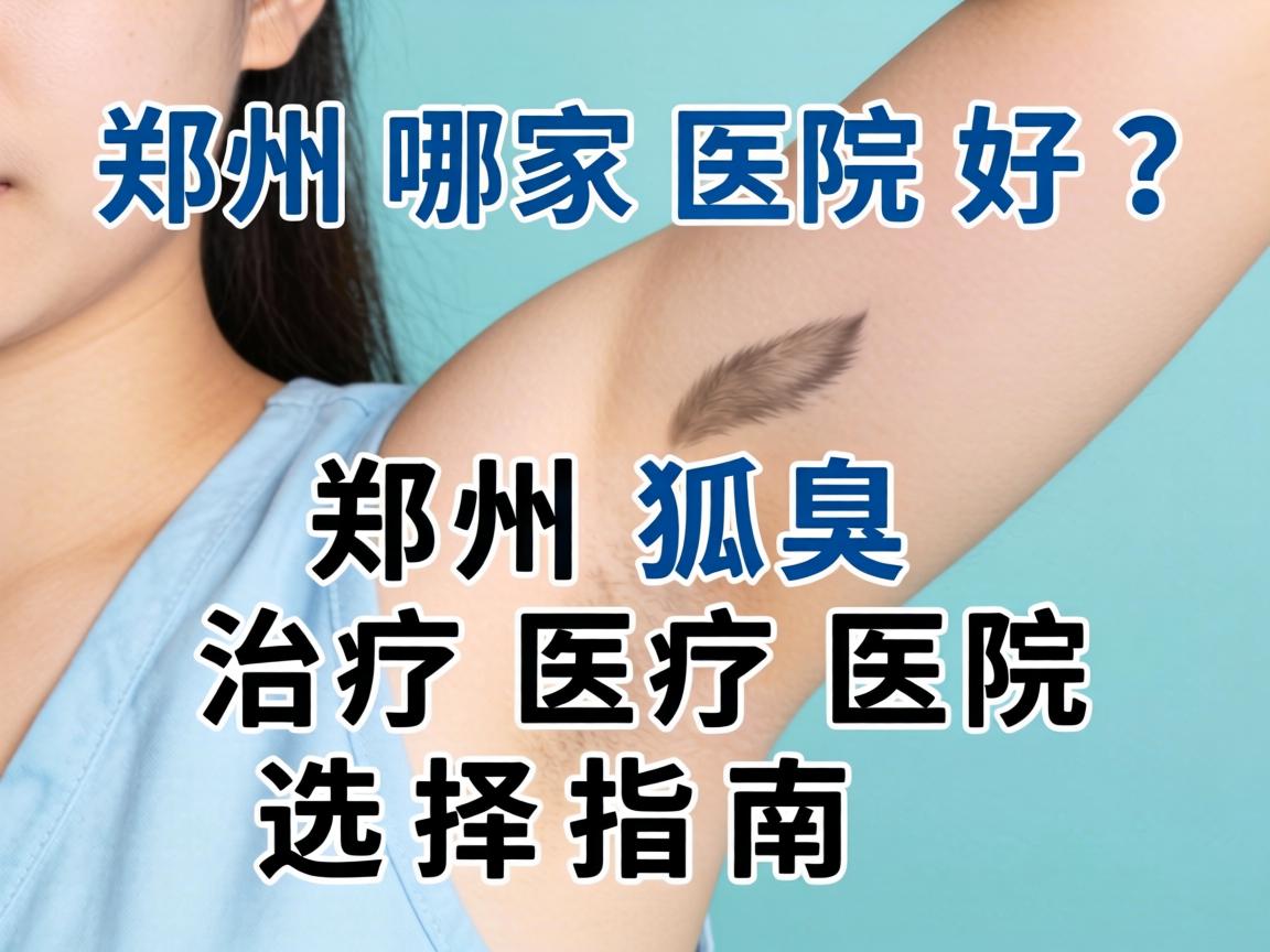 狐臭郑州哪家医院好？郑州狐臭治疗医院选择指南