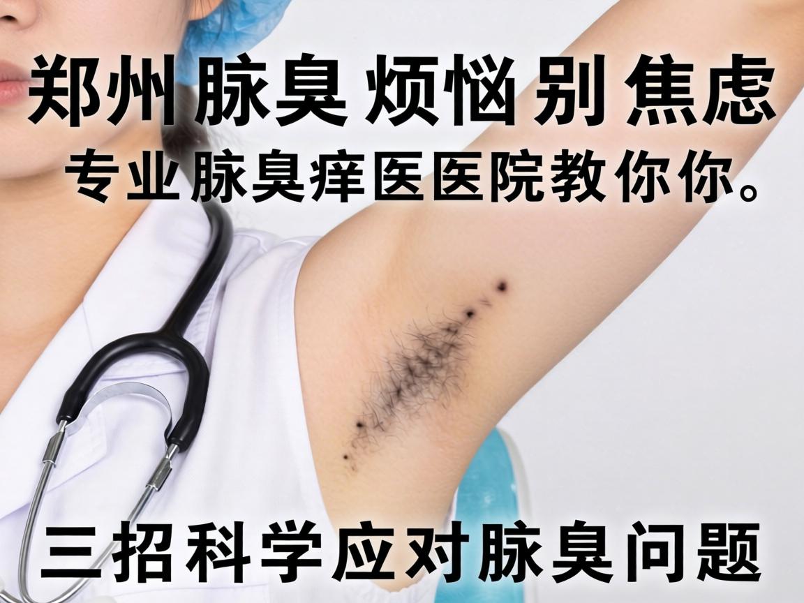 郑州腋臭烦恼别焦虑，专业腋臭医院教你三招科学应对腋臭问题