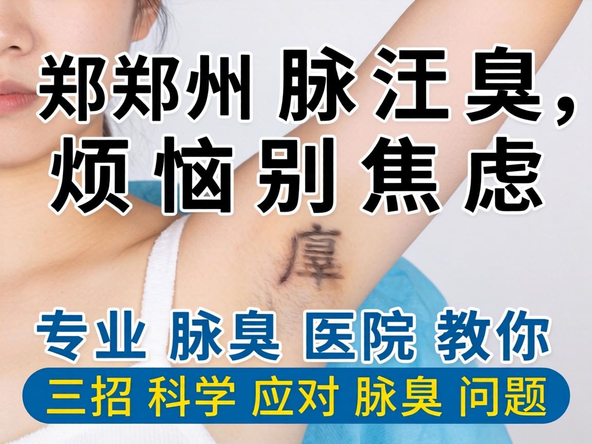 郑州腋臭烦恼别焦虑，专业腋臭医院教你三招科学应对腋臭问题