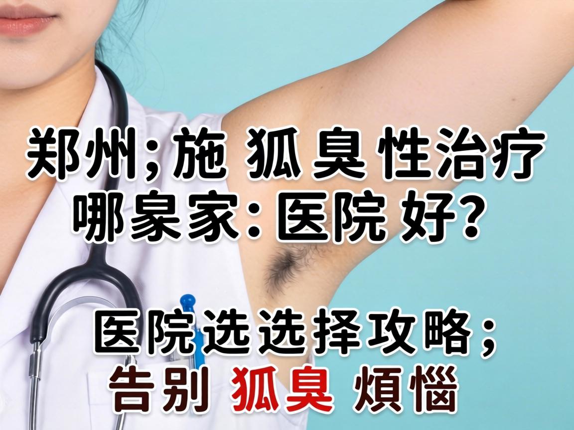 郑州狐臭治疗哪家医院好？医院选择攻略，告别狐臭烦恼