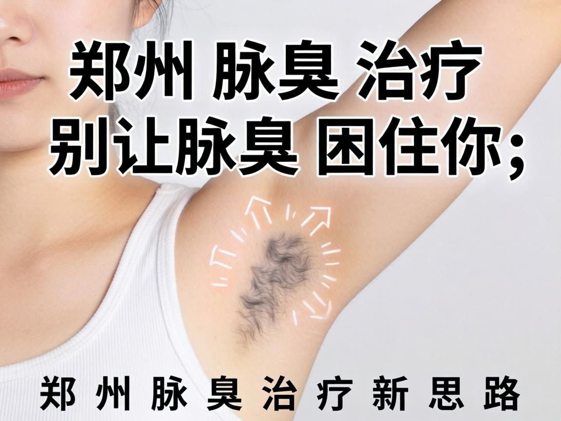 郑州腋臭治疗，别让腋臭困住你，郑州腋臭治疗新思路