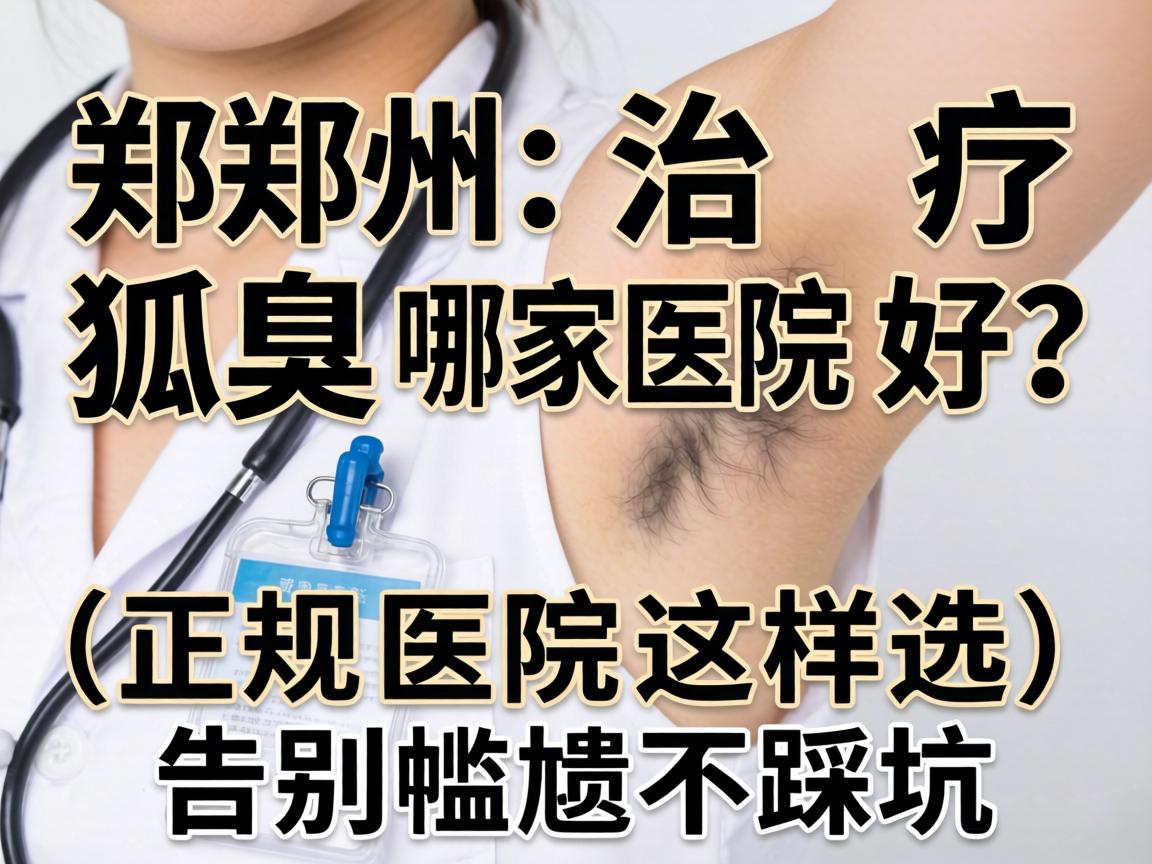郑州治疗狐臭哪家医院好?正规医院这样选,告别尴尬不踩坑 郑州治疗狐臭哪家医院好?正规医院这样选,告别尴尬不踩坑