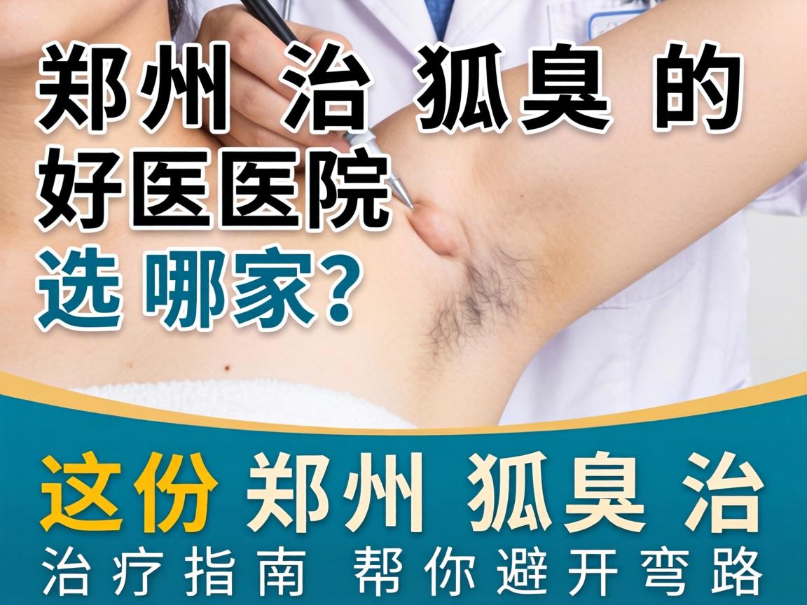郑州治狐臭的好医院选哪家？这份郑州狐臭治疗指南帮你避开弯路