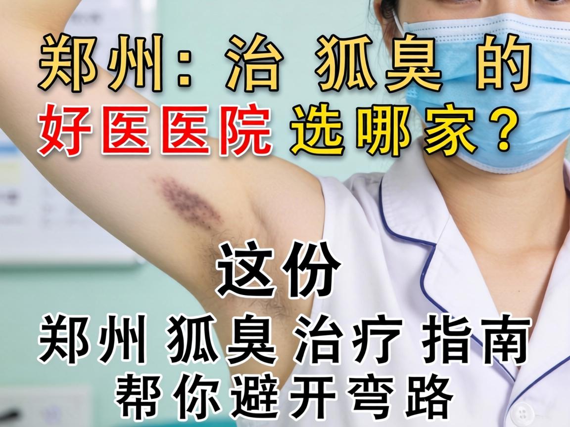 郑州治狐臭的好医院选哪家？这份郑州狐臭治疗指南帮你避开弯路