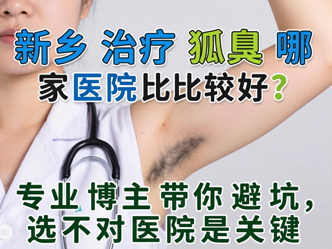 新乡治疗狐臭哪家医院比较好？专业博主带你避坑，选对医院是关键