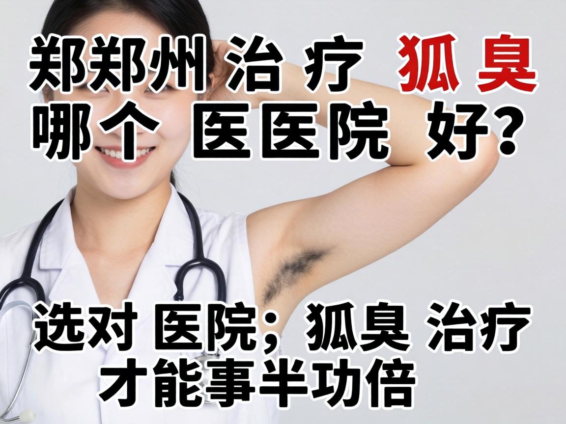 郑州治疗狐臭哪个医院好？选对医院，狐臭治疗才能事半功倍