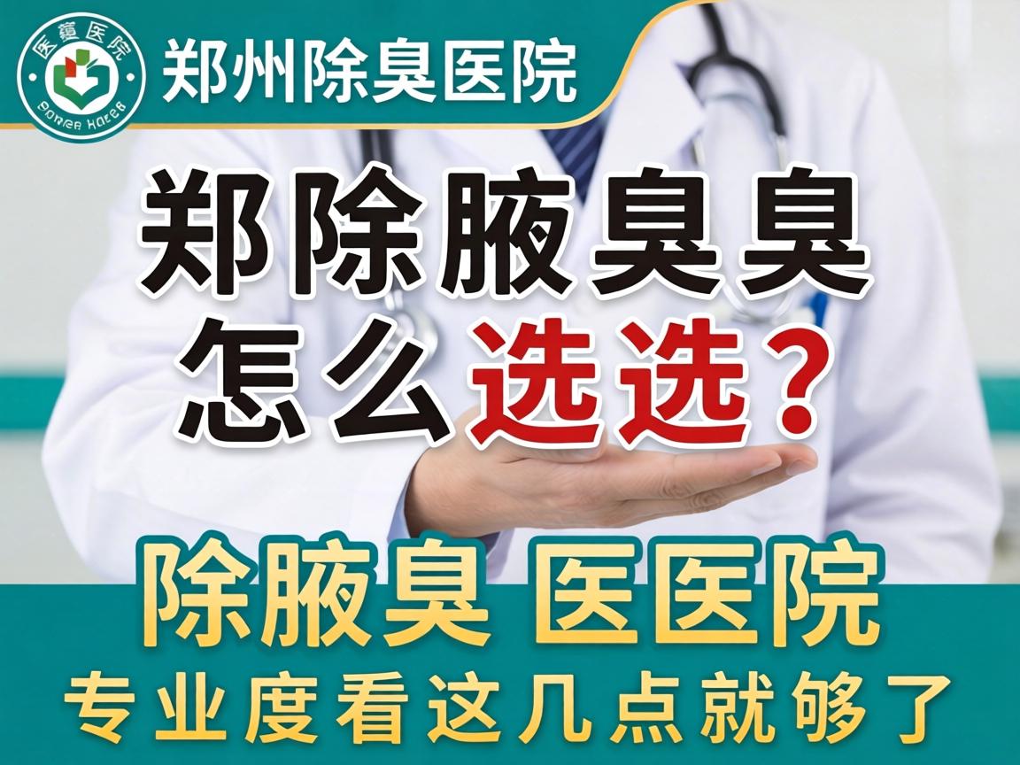 郑州除腋臭医院怎么选?除腋臭医院专业度看这几点就够了 郑州除腋臭医院怎么选?除腋臭医院专业度看这几点就够了
