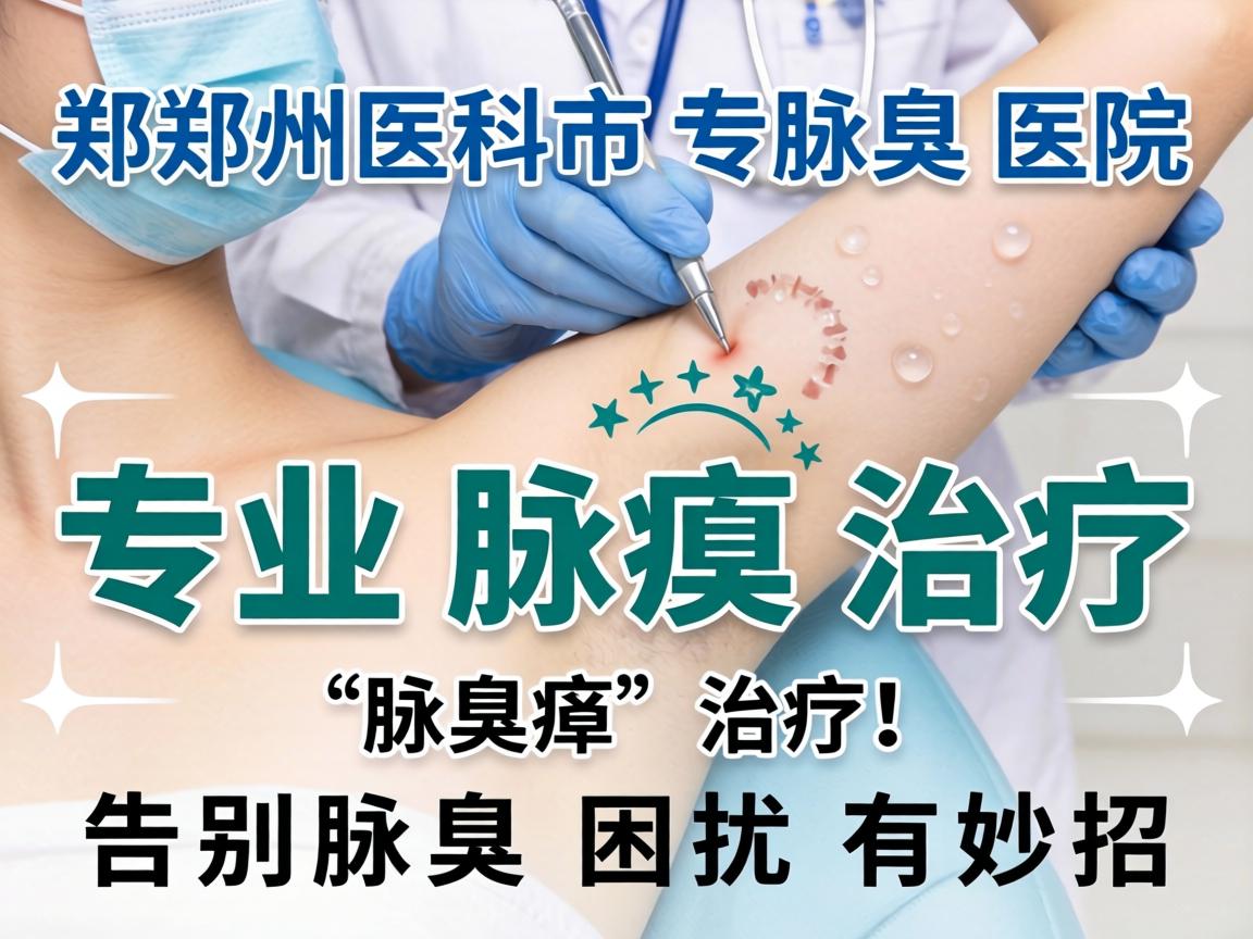 郑州市腋臭专科医院，专业腋臭治疗，告别腋臭困扰有妙招