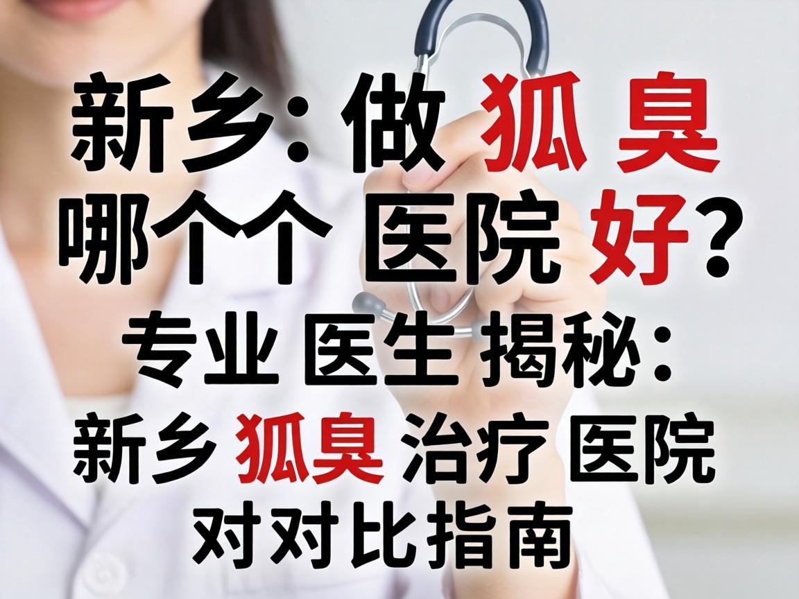 新乡做狐臭哪个医院好？专业医生揭秘，新乡狐臭治疗医院对比指南
