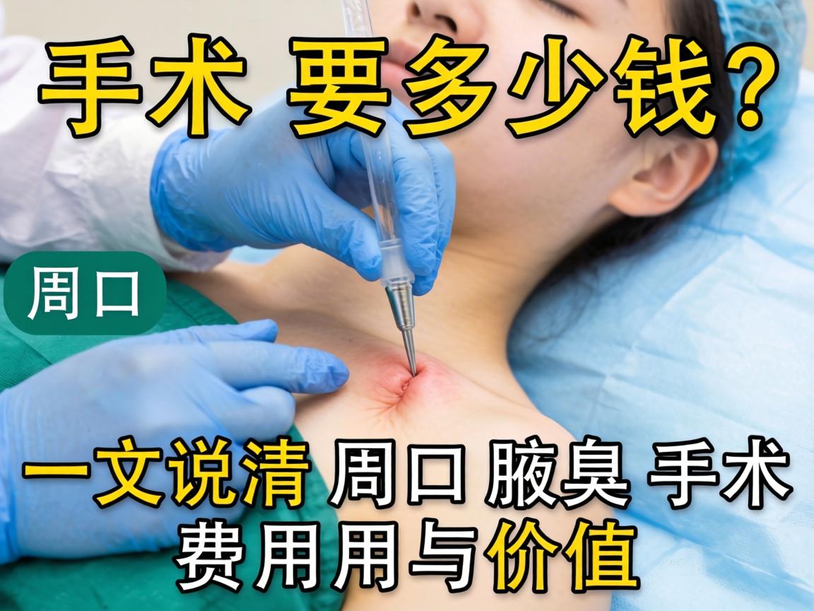 周口腋臭手术要多少钱？一文说清周口腋臭手术费用与价值