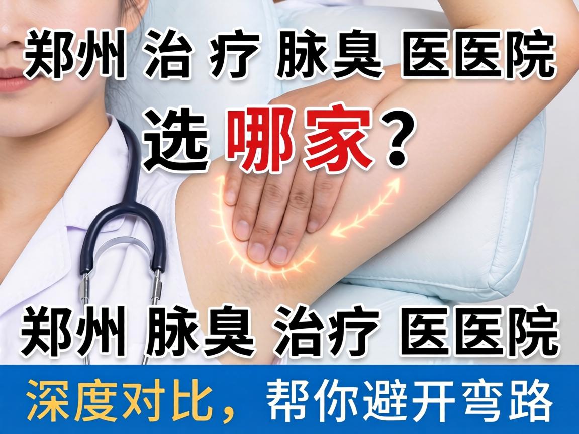 郑州治疗腋臭医院选哪家？郑州腋臭治疗医院深度对比，帮你避开弯路