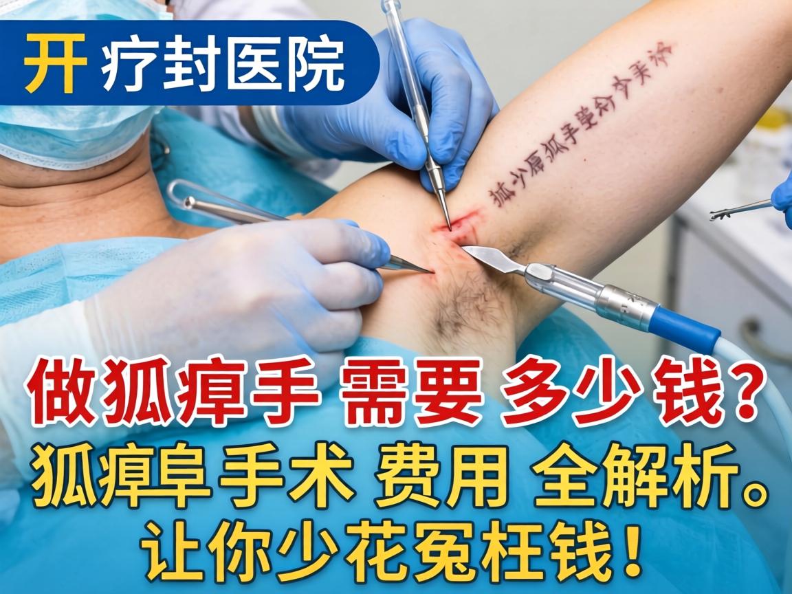 开封医院做狐臭手术需要多少钱？狐臭手术费用全解析，让你少花冤枉钱！