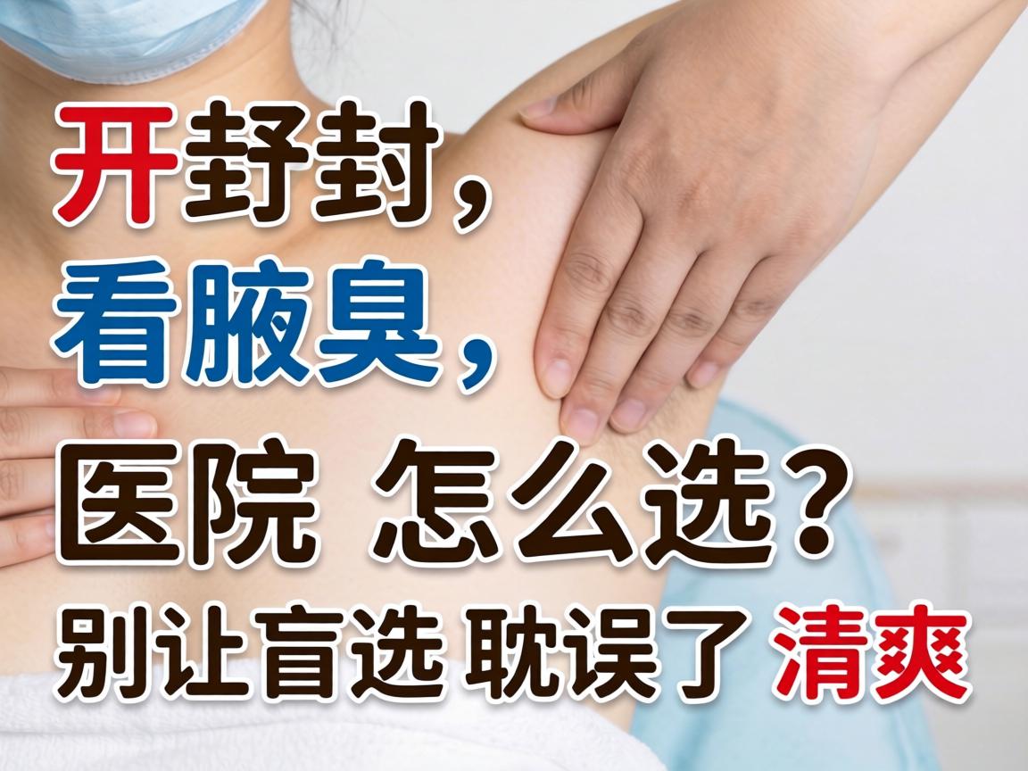 开封看腋臭，医院怎么选？别让盲选耽误了清爽