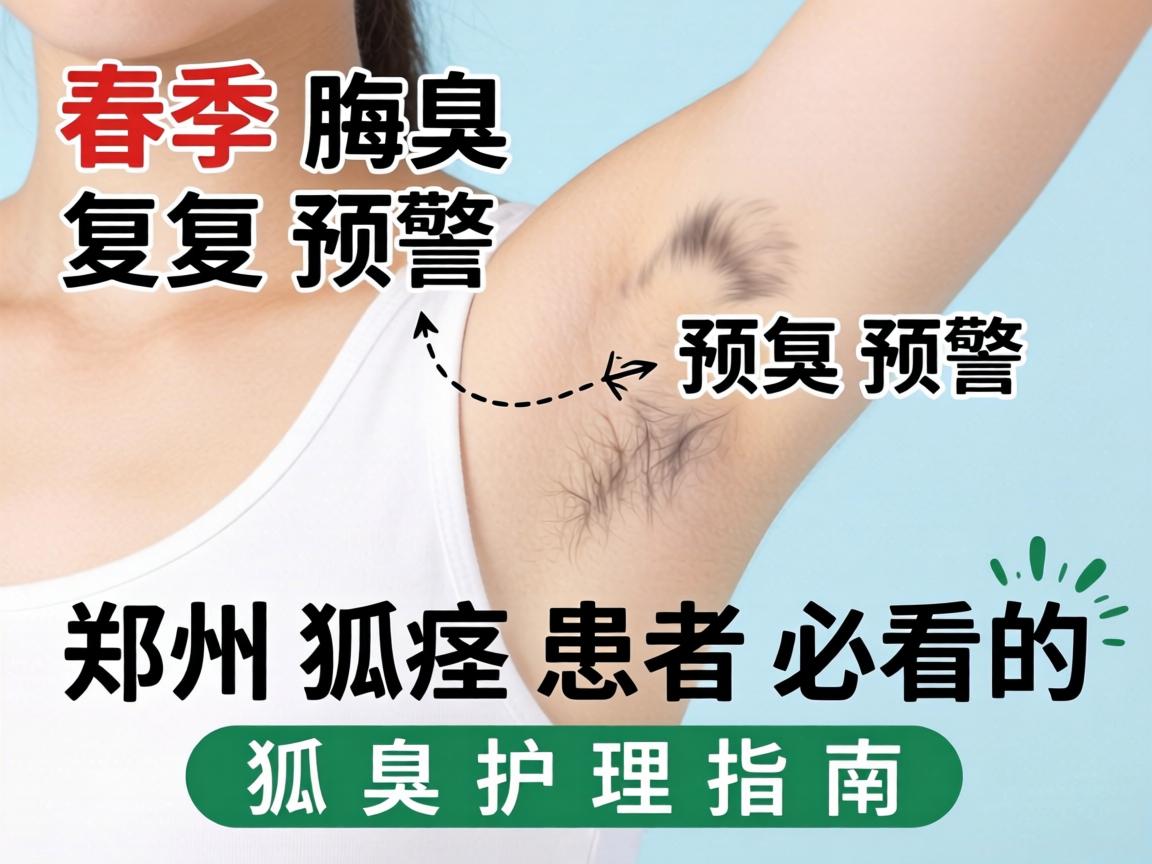 春季腋臭复发预警，郑州狐臭患者必看的狐臭护理指南