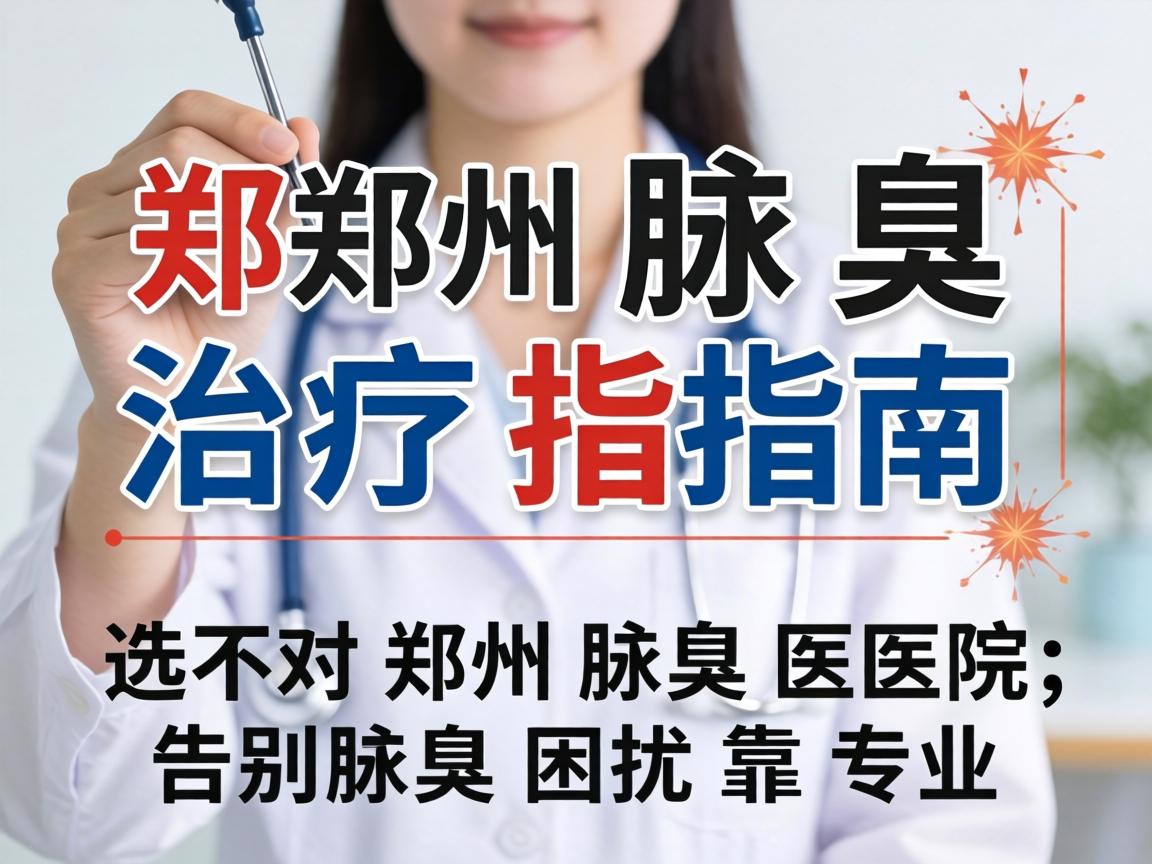 郑州腋臭治疗指南，选对郑州腋臭医院，告别腋臭困扰靠专业