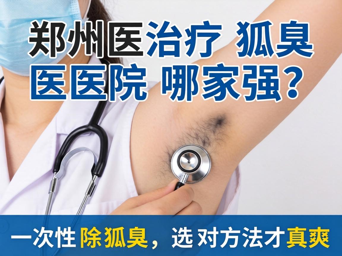 郑州治疗狐臭医院哪家强？一次性除狐臭，选对方法才真爽