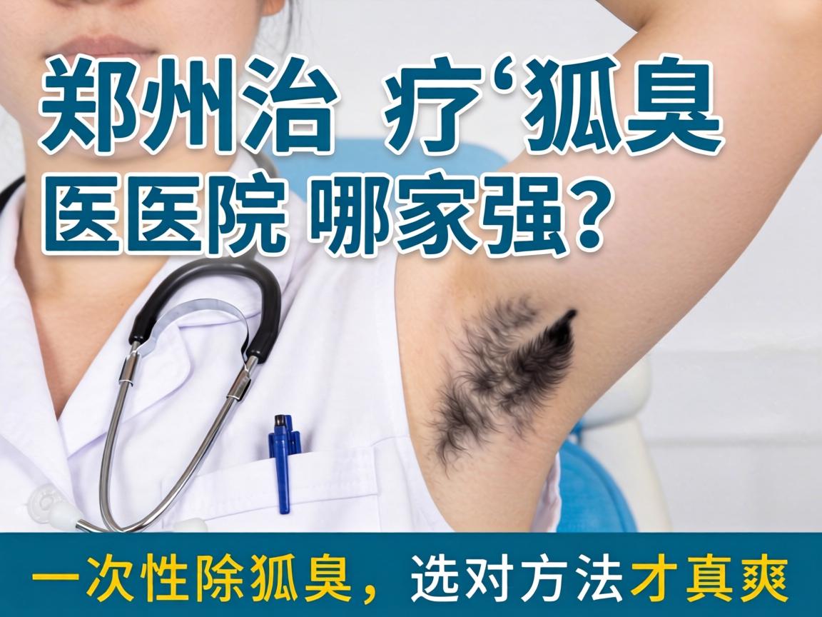 郑州治疗狐臭医院哪家强？一次性除狐臭，选对方法才真爽