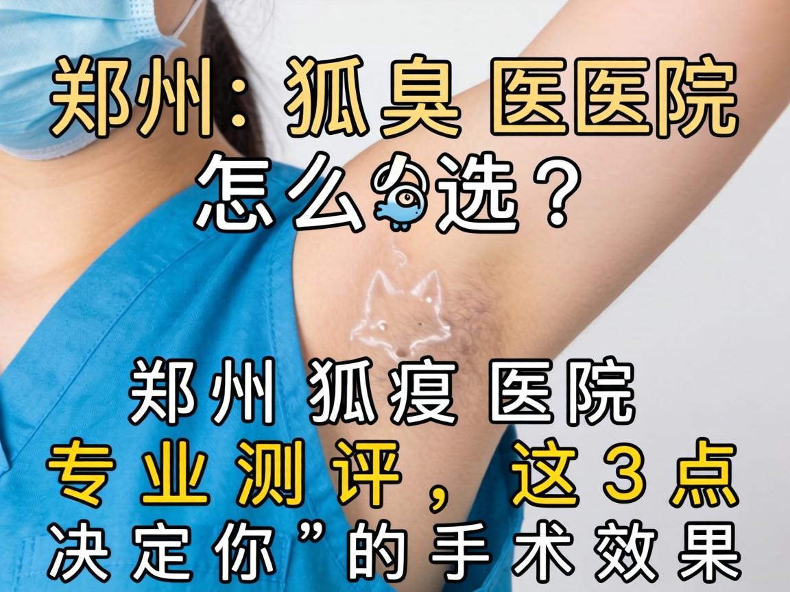 郑州狐臭医院怎么选?郑州狐臭医院专业测评,这3点决定你的手术效果 郑州狐臭医院怎么选?郑州狐臭医院专业测评,这3点决定你的手术效果