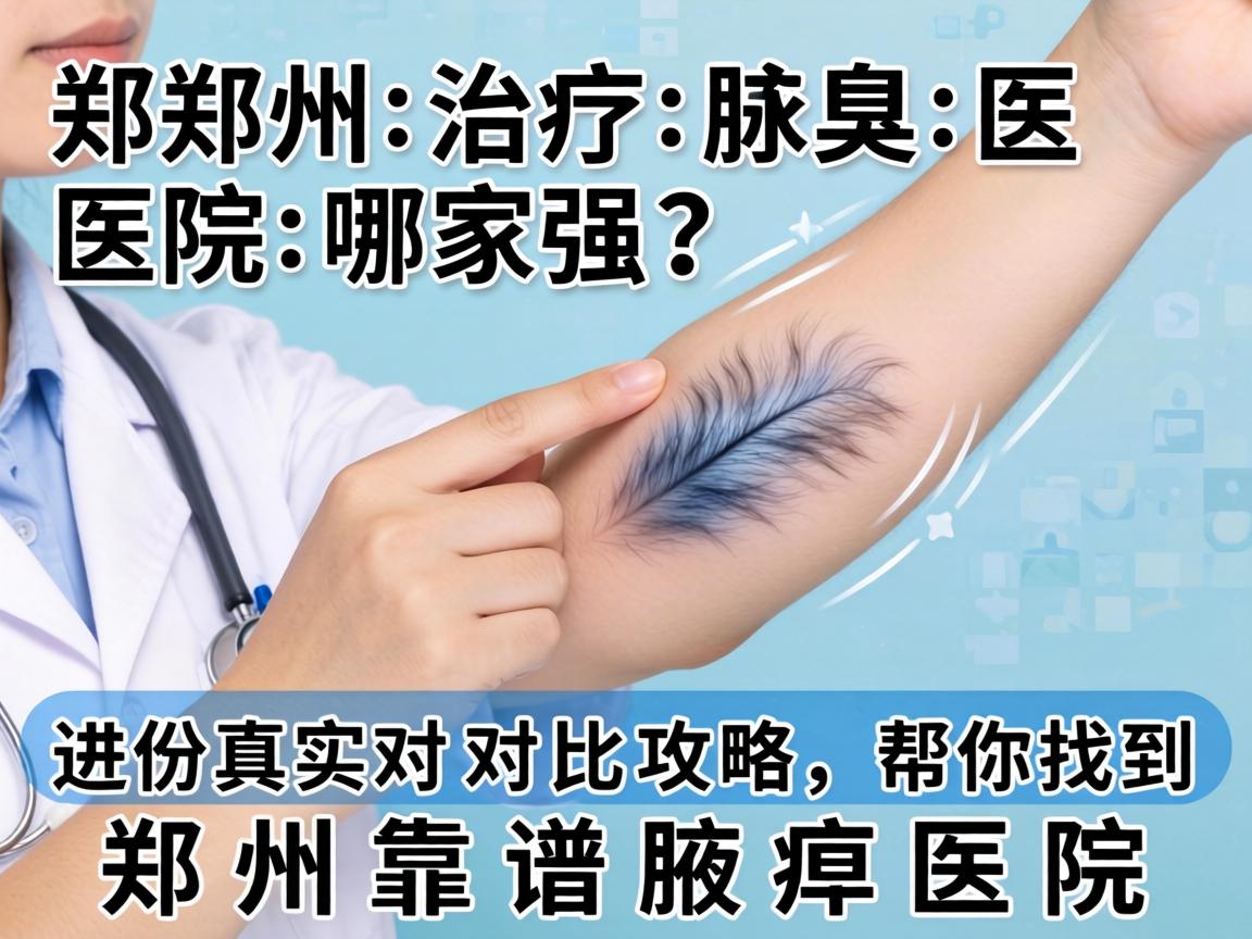 郑州治疗腋臭医院哪家强？这份真实对比攻略，帮你找到郑州靠谱腋臭医院