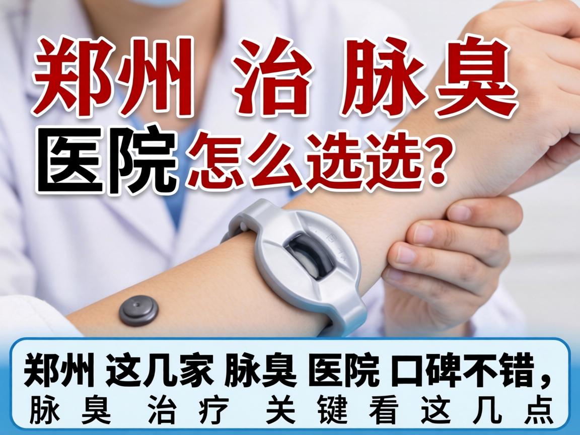郑州治腋臭医院怎么选？郑州这几家腋臭医院口碑不错，腋臭治疗关键看这几点