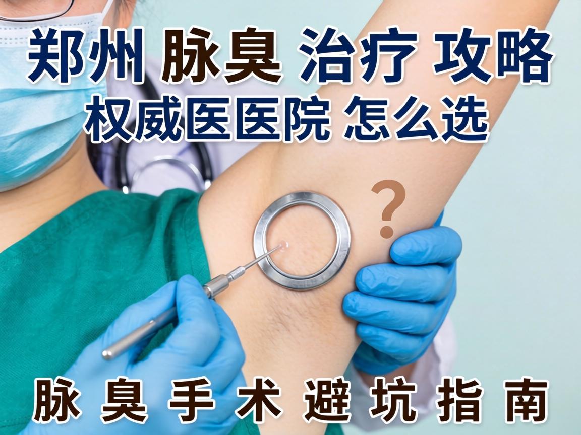郑州腋臭治疗攻略，权威医院怎么选？腋臭手术避坑指南