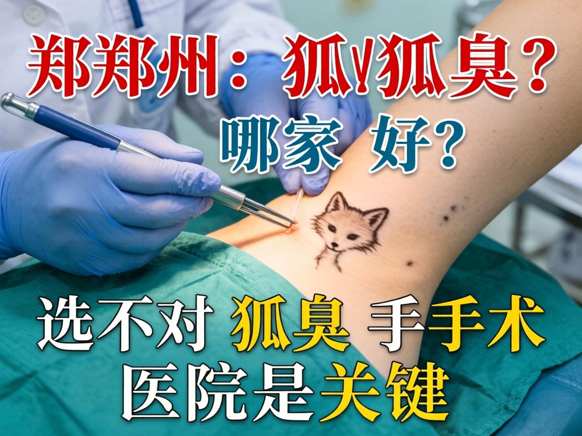 郑州狐臭手术哪家好？选对狐臭手术医院是关键