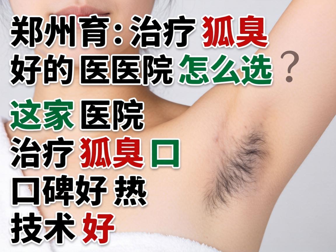郑州治疗狐臭好的医院怎么选？这家医院治疗狐臭口碑好，技术好