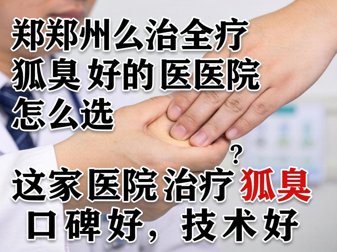 郑州治疗狐臭好的医院怎么选？这家医院治疗狐臭口碑好，技术好