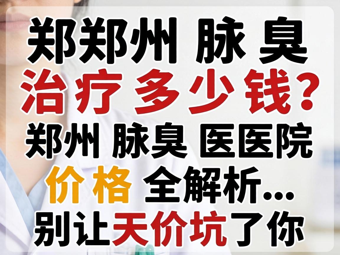 郑州腋臭治疗多少钱？郑州腋臭医院价格全解析，别让天价坑了你