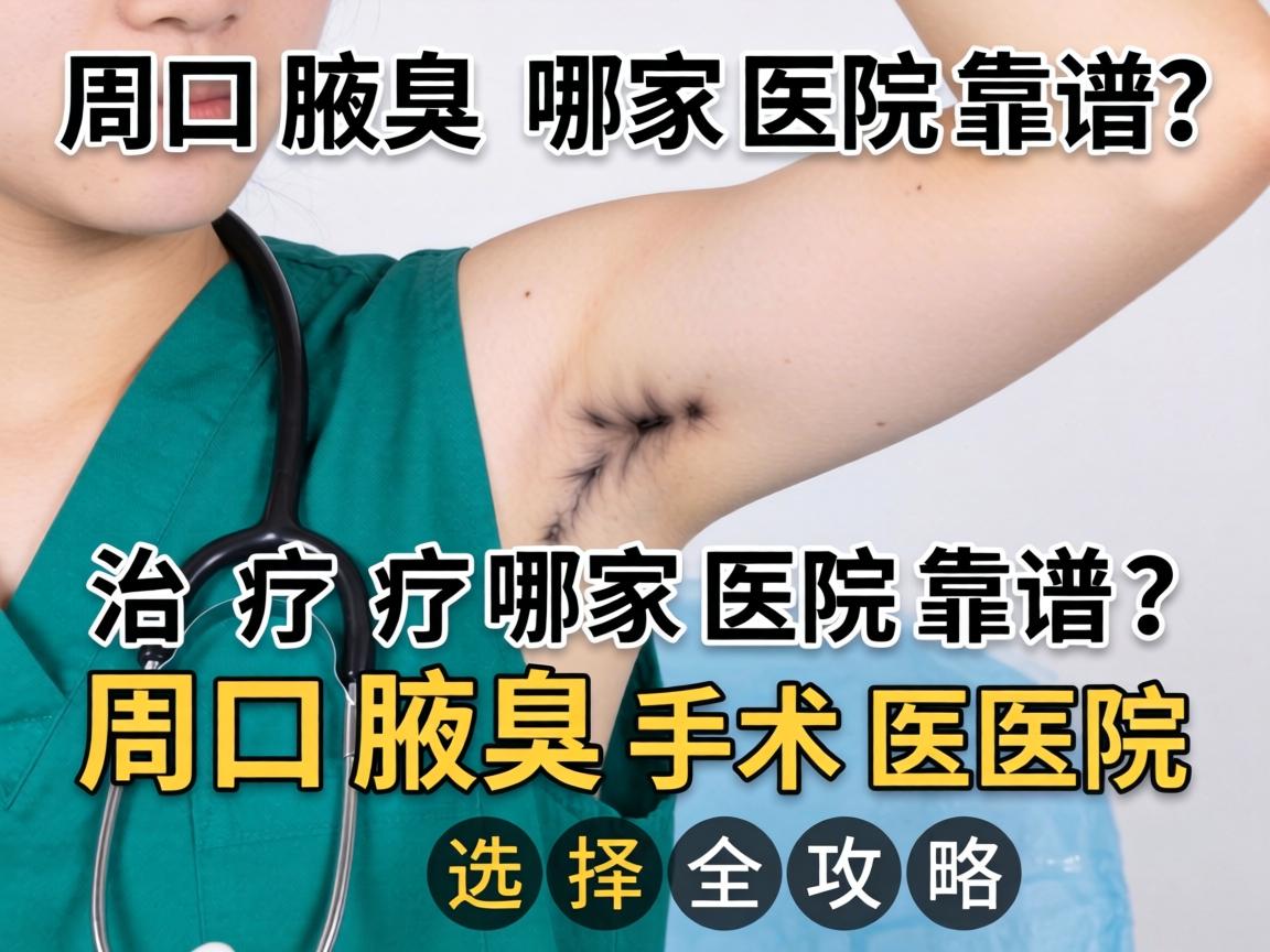 周口腋臭治疗哪家医院靠谱？周口腋臭手术医院选择全攻略