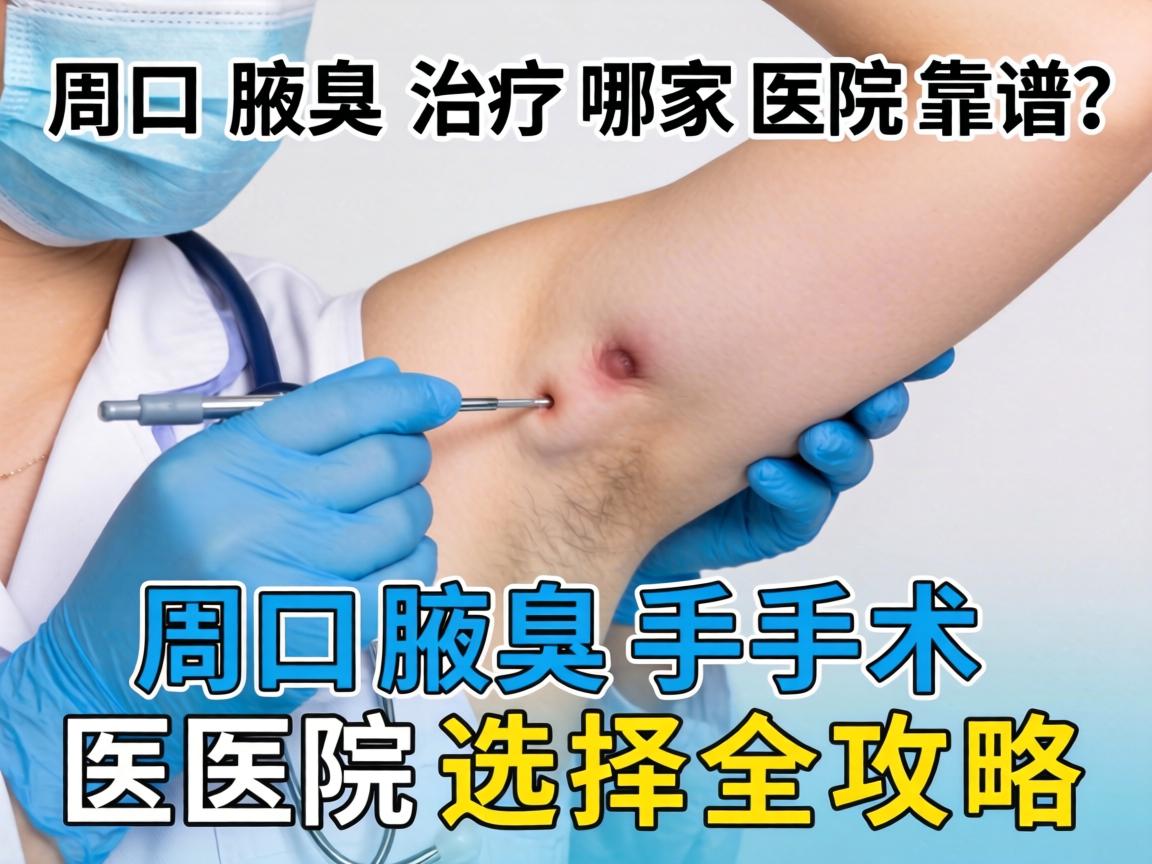 周口腋臭治疗哪家医院靠谱？周口腋臭手术医院选择全攻略