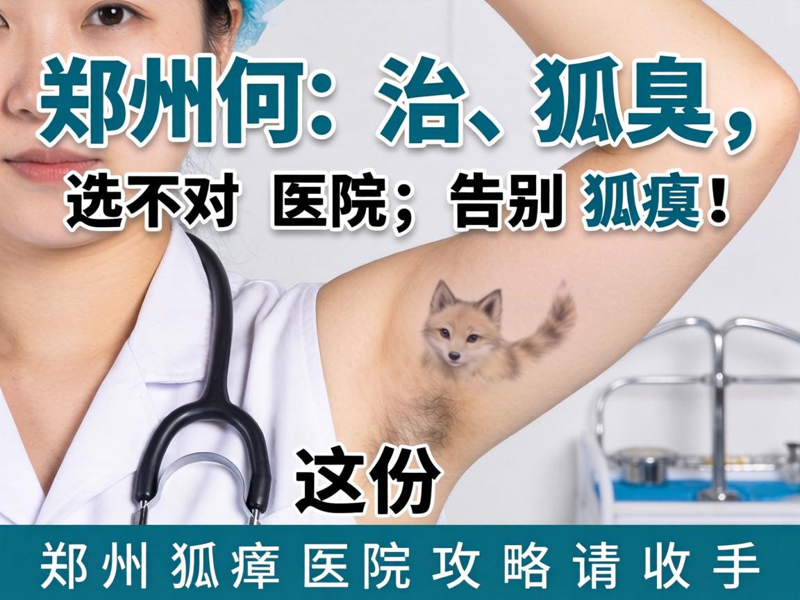 郑州治狐臭，选对医院，告别狐臭！这份郑州狐臭医院攻略请收好